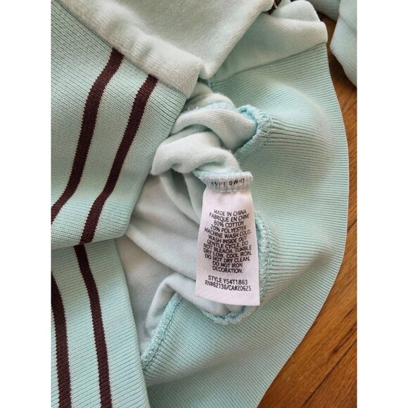 Guess Jeans Floral Long Sleeve Full Zip Hoodie Light Blue S/P A001163 - Picture 5 of 12